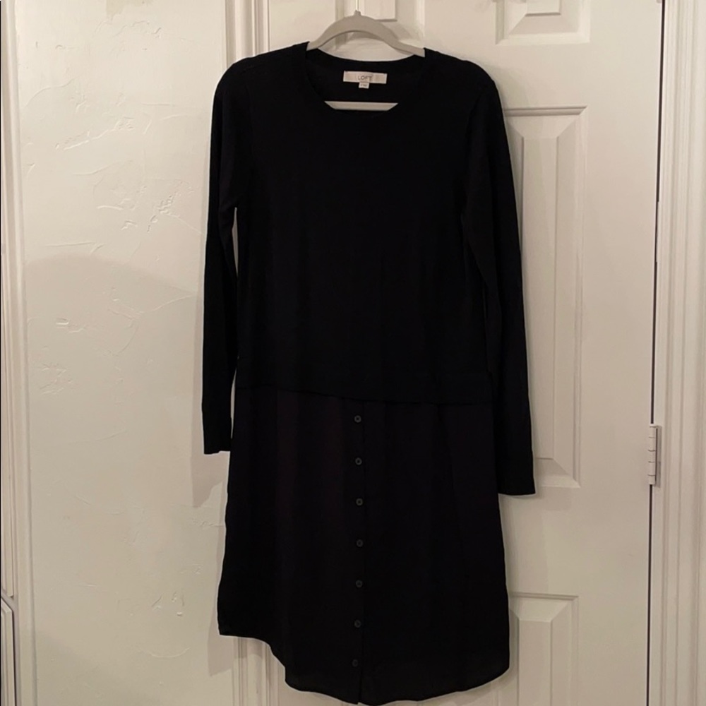 Loft sweater/shirt dress
